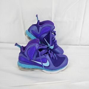 Size 6.5 Youth - Nike LeBron 9 Summit Lake Hornets 2011